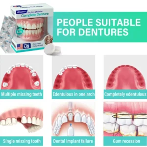 ✅ Proudly made and shipped from Canada|NESLEMY Suction-fit Complete Denture 🦷🍎🍏