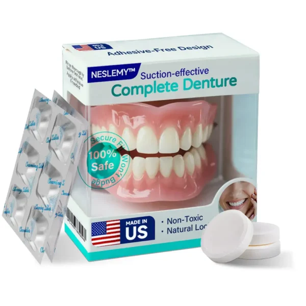✅ Proudly made and shipped from Canada|NESLEMY Suction-fit Complete Denture 🦷🍎🍏