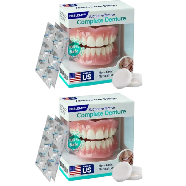 ✅ Proudly made and shipped from Canada|NESLEMY Suction-fit Complete Denture 🦷🍎🍏