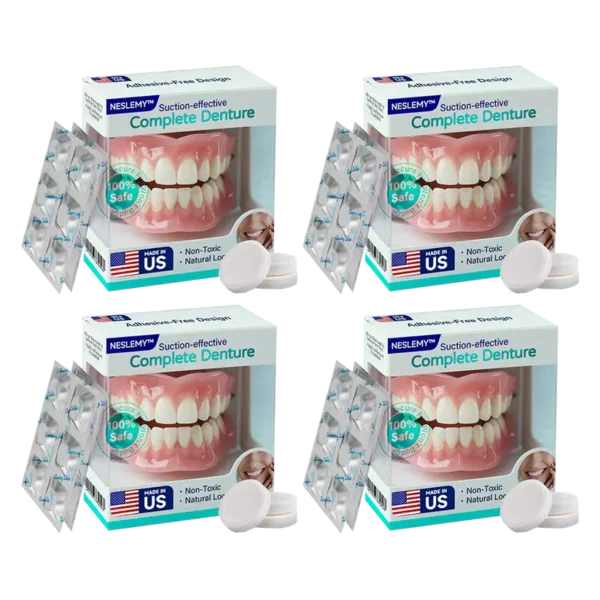 ✅ Proudly made and shipped from Canada|NESLEMY Suction-fit Complete Denture 🦷🍎🍏