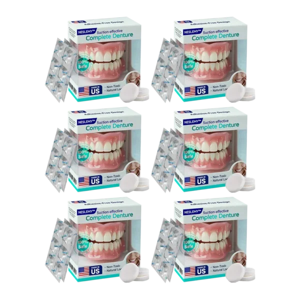 ✅ Proudly made and shipped from Canada|NESLEMY Suction-fit Complete Denture 🦷🍎🍏