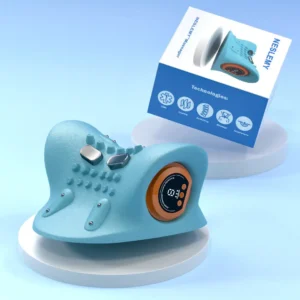 NESLEMY™ Thermal Pulse Neck & Shoulder Massager – Deep Tissue Pain Relief with Heat & EMS Technology