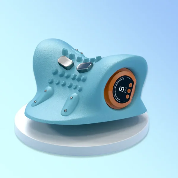 NESLEMY™ Thermal Pulse Neck & Shoulder Massager – Deep Tissue Pain Relief with Heat & EMS Technology