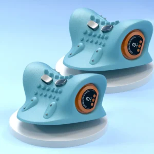 NESLEMY™ Thermal Pulse Neck & Shoulder Massager – Deep Tissue Pain Relief with Heat & EMS Technology