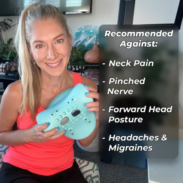 NESLEMY™ Thermal Pulse Neck & Shoulder Massager – Deep Tissue Pain Relief with Heat & EMS Technology