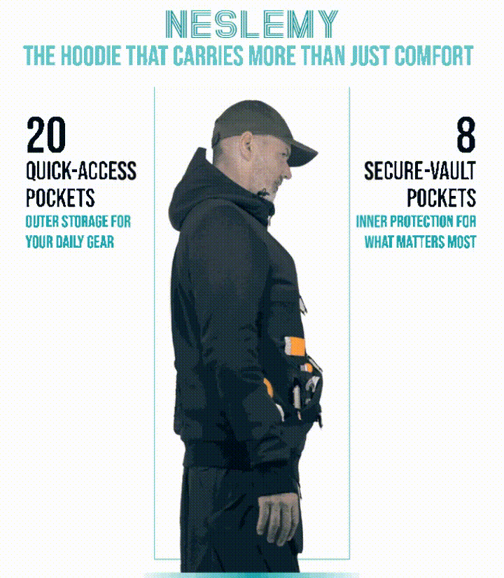 🧥 NESLEMY™ All-in-One Daily Travel Hoodie