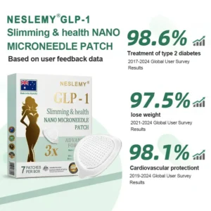 【Last Day Promotion 60% OFF】💕NESLEMY®Tirzepatide Slimming & health NANO MICRONEEDLE PATCH👑(Zero Pain, 24/7 Release | Lose 9 kg FAST | 90% Sugar Drop | )💕