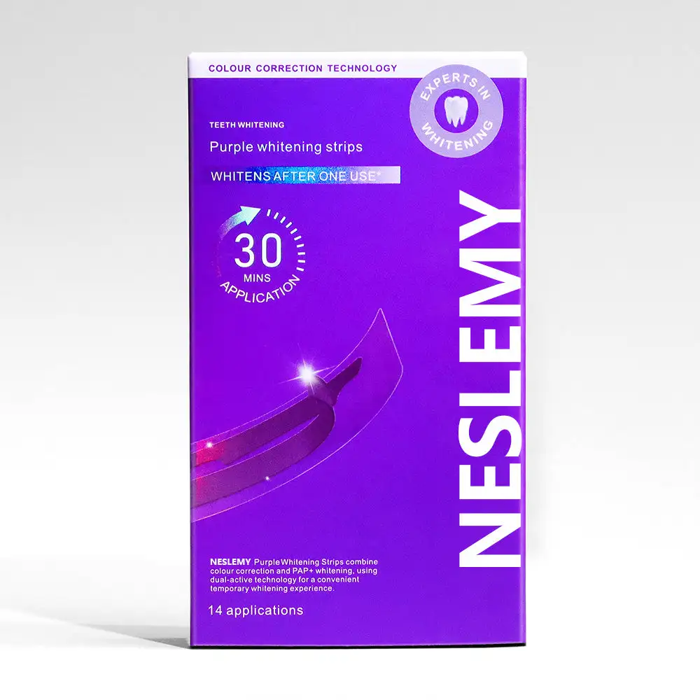 NESLEMY Whitening Strips – Whiter Teeth in 30 Minutes