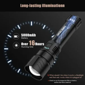 BLACK FRIDAY🎁NESLEMY™LED Flashlight – High Lumen Rechargeable Torch