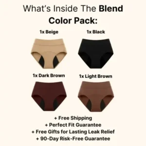 NESLEMY™  100% Leak-Proof Underwear 4-pack