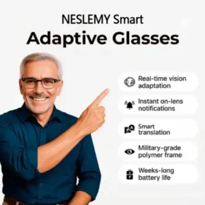 NESLEMY™ Smart Glasses with Adaptive Light Control