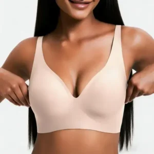 NESLEMY Wireless Push Up Bra for Women