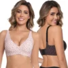 ❤️NESLEMY Wireless Womens Comfortable Wireless Bras Push Up Bralettes Seamless Tshirts Bras Deep V Everyday Bras